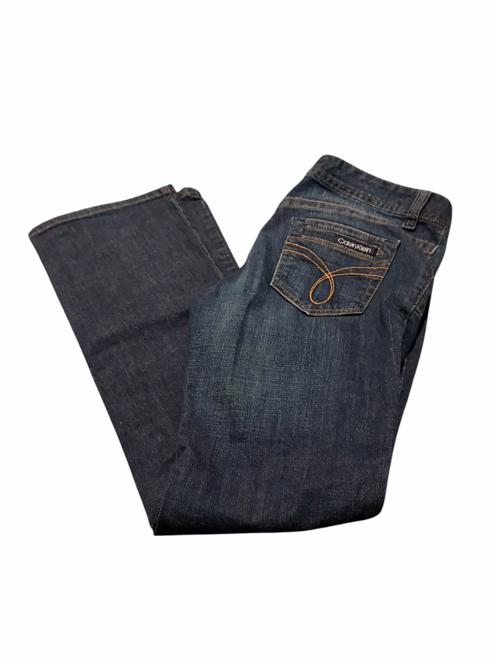 CALVIN KLEIN lean bootcut jeans